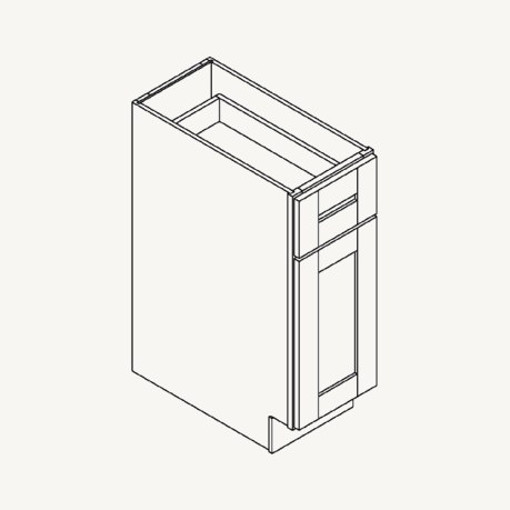 Base End Cabinet schematic drawing